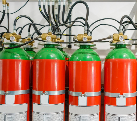 Picture of Fire Extinguishers Connected 